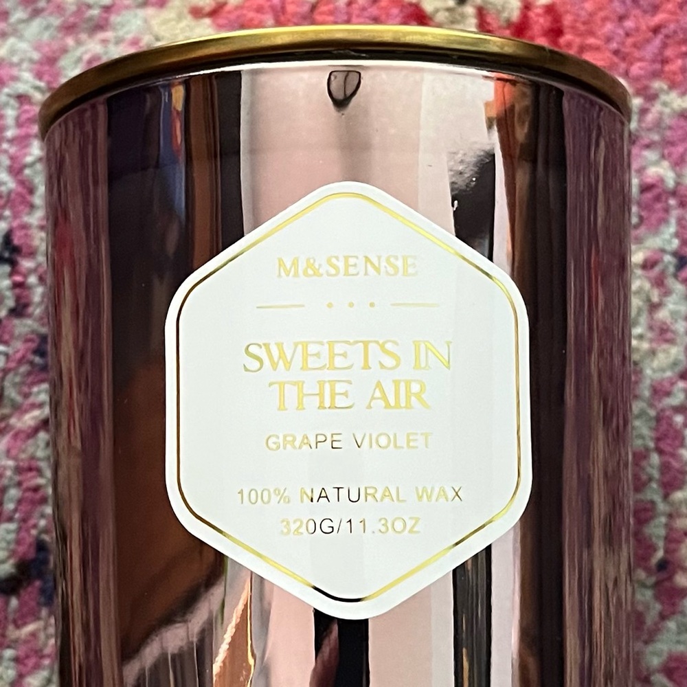 M&S Sense Sweets In The Air Grape Violet Candle